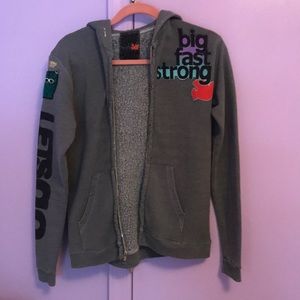Free city zip up sweatshirt